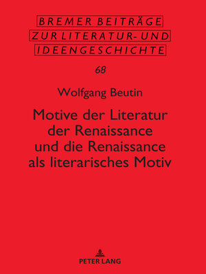 cover image of Motive der Literatur der Renaissance und die Renaissance als literarisches Motiv